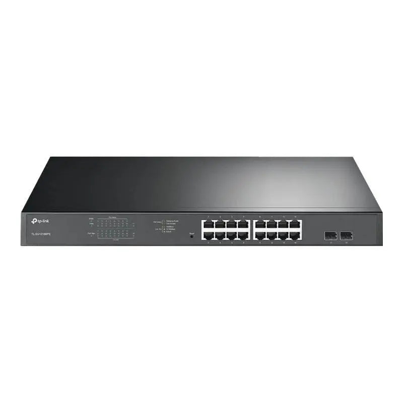 TP-Link TL-SG1218MPE - 16-Ports / RJ-45 / PoE+ / SFP / Rack-Mountable - Switch TP-Link