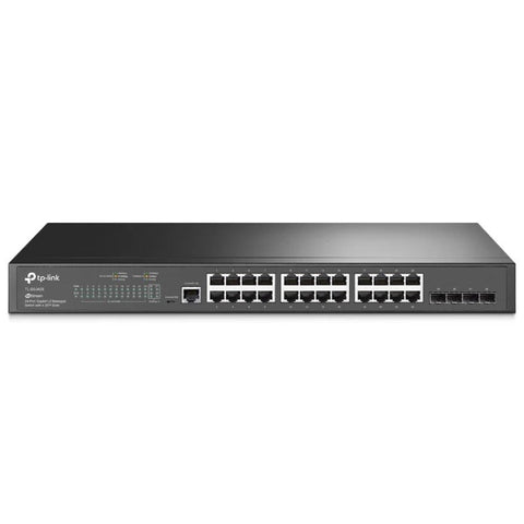 TP-Link (TL-SG3428) JetStream 24-Port Gigabit L2 Managed Switch with 4 SFP Slots - 56Gbps / Micro-USB / LAN TP-Link