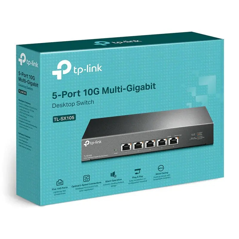 TP-Link (TL-SX105) Gigabit Desktop Switch - 5-Ports / 100 Gbps / LAN / Unmanaged TP-Link