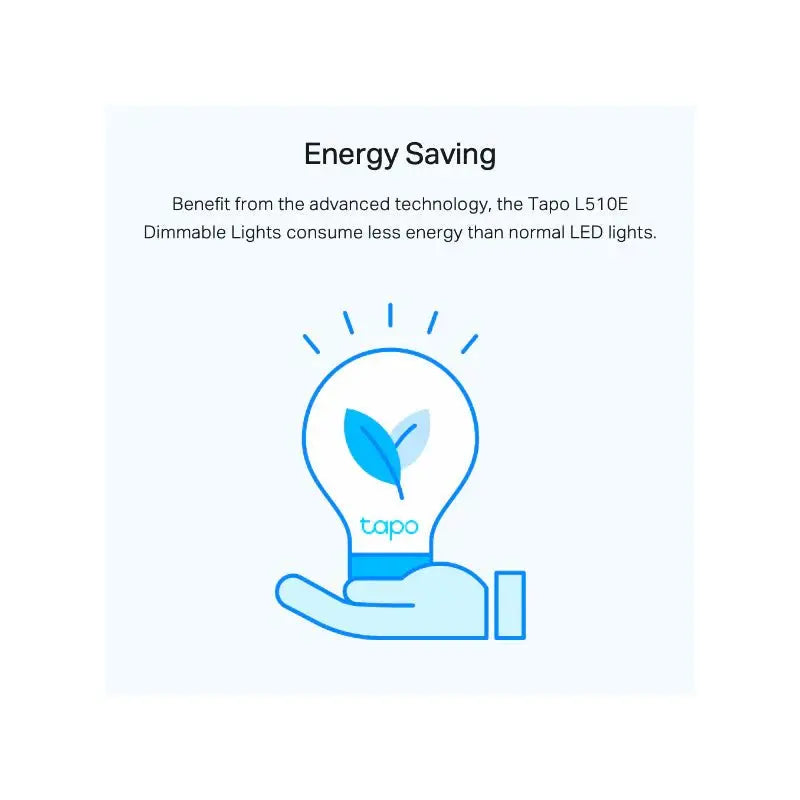 TP-Link Tapo L510E Smart Bulb - 2.4 GHz / 806 Lumens / 8.7 W TP-Link