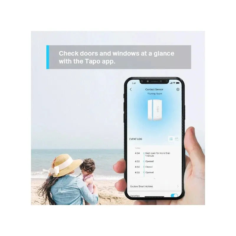 TP-Link Tapo T110 Smart Contact Sensor - White TP-Link