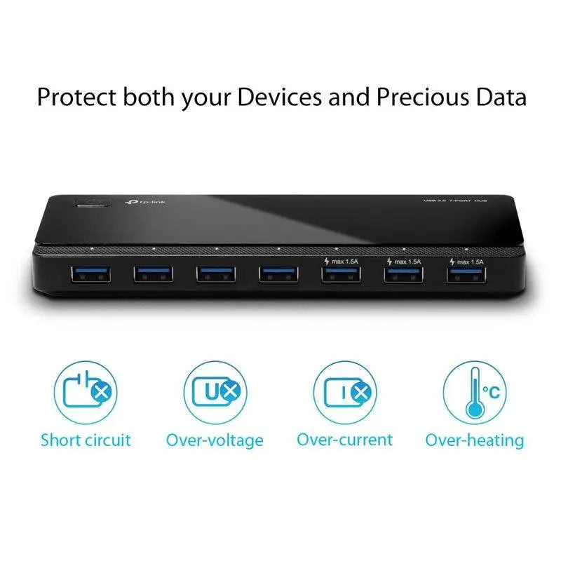 TP-Link UH700 7-Ports USB HUB - 7 Ports / 5Gbps / USB 3.0 TP-Link