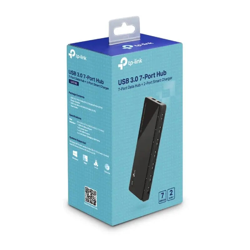 TP-Link (UH720) USB 3.0 7-Port Hub with 2 Charging Ports TP-Link