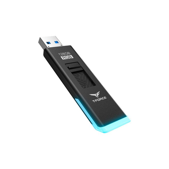 TeamGroup T-Force Spark 128GB USB Flash Drive With RGB Lighting Effect ColorWaves