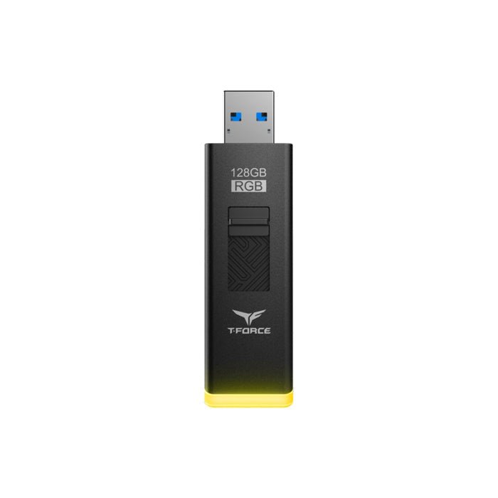 TeamGroup T-Force Spark 128GB USB Flash Drive With RGB Lighting Effect ColorWaves
