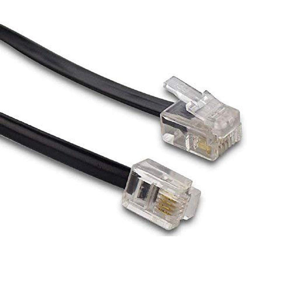 Telephone Cable Plug To Plug Modem Line Cable, 10 Meter Pack Of 1 ColorWaves