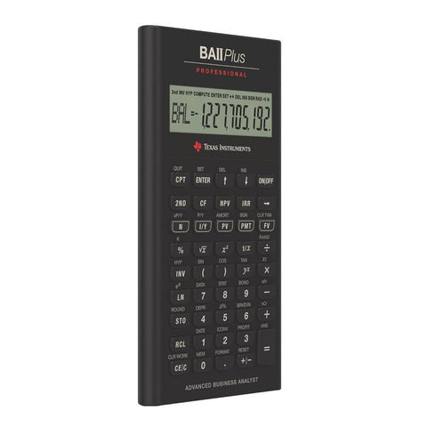 Texas BA II Plus Professional Calculator ColorWaves