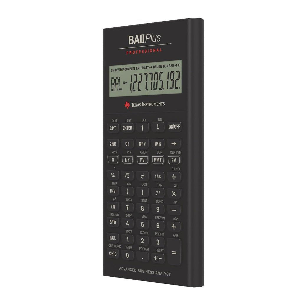 Texas BA II Plus Professional Calculator ColorWaves