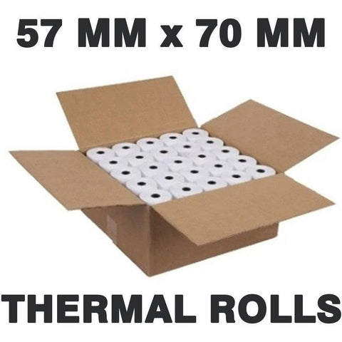 Thermal Roll 57 X 70 Mm (100 Rolls Per Carton) ColorWaves
