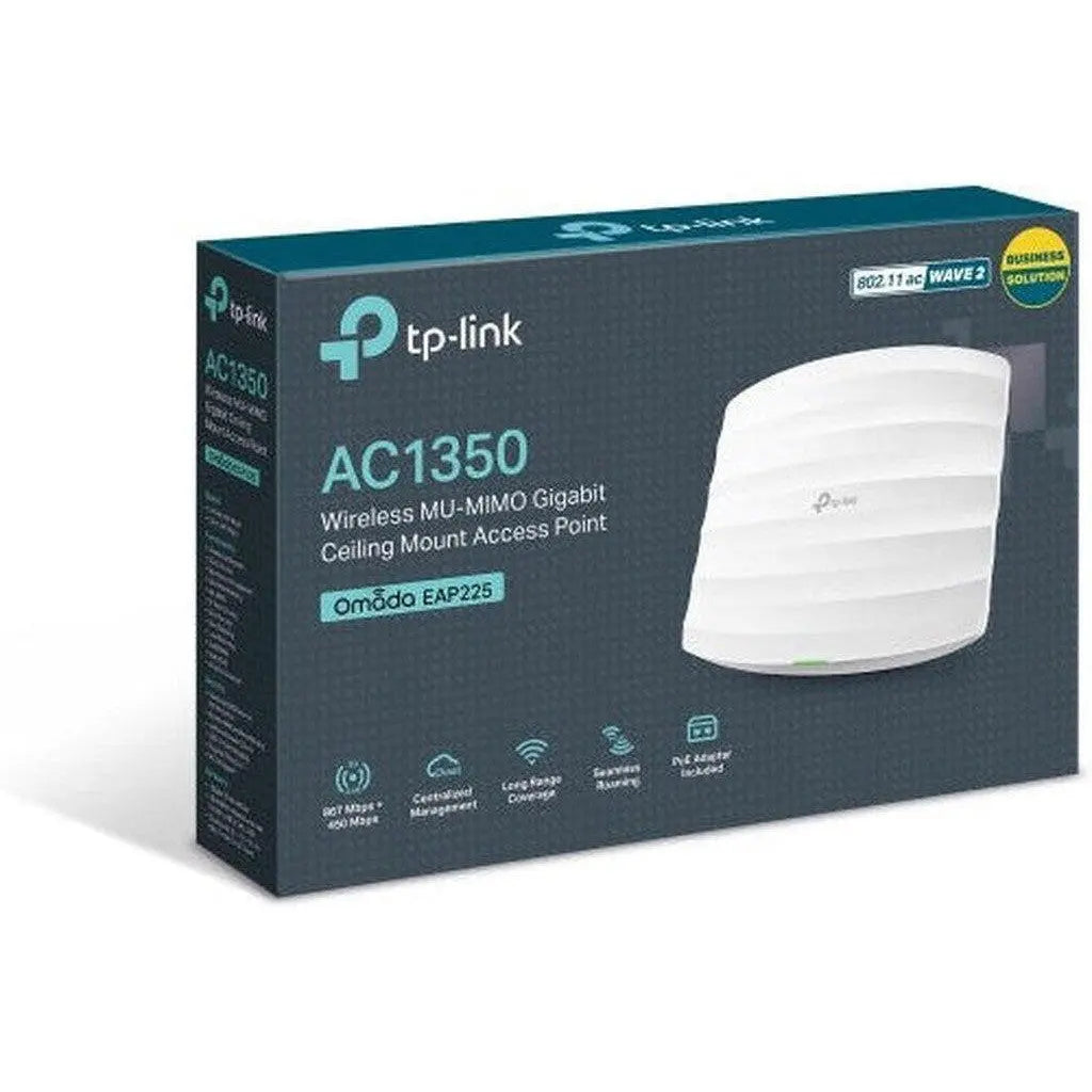 Tp-Link Eap225 Ac1350 Wireless Mu-Mimo Gigabit Ceiling Mount Access Point TP-Link