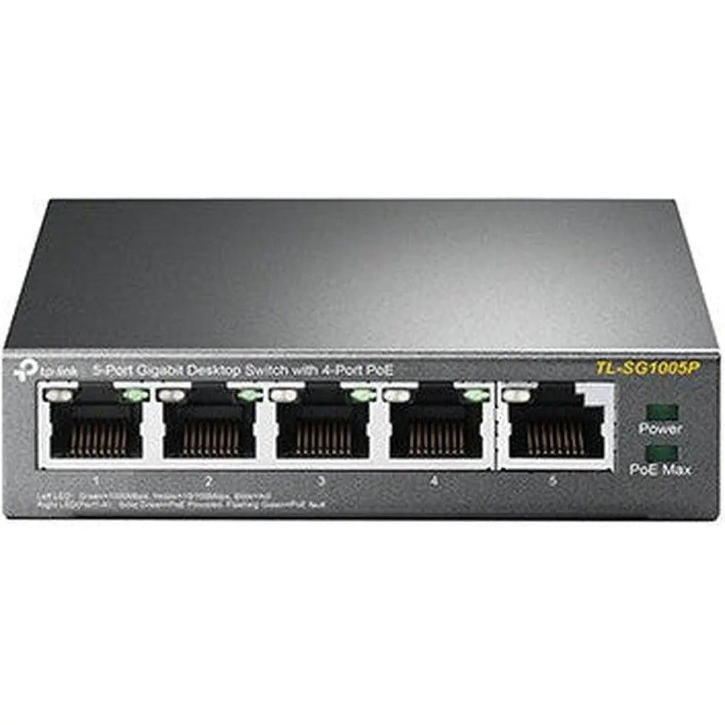 Tp-Link Tl-Sg1005P 5-Port Gigabit Desktop Switch With 4-Port Poe TP-Link