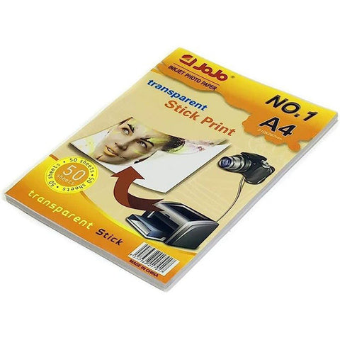 Transparent Sticker Paper A4 ColorWaves