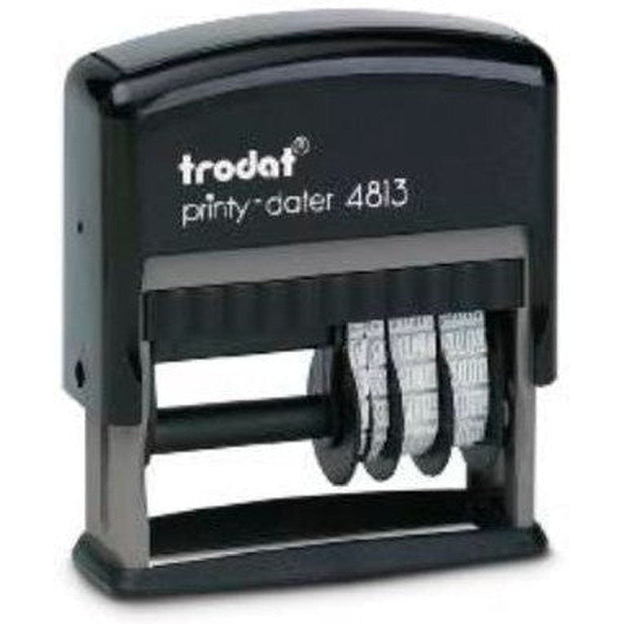 Trodat 4813 Customized Stamp, Blue ColorWaves