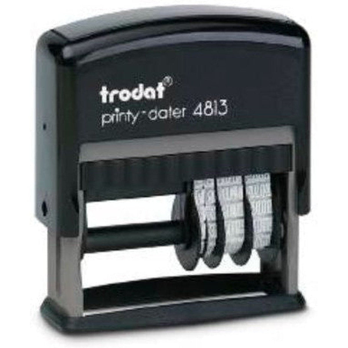 Trodat 4813 Customized Stamp, Blue ColorWaves