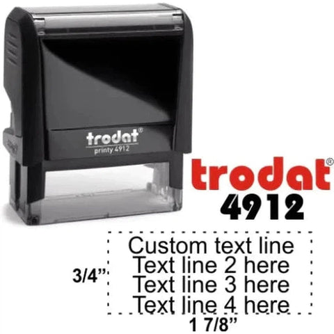 Trodat 4912 Customised Stamp ColorWaves