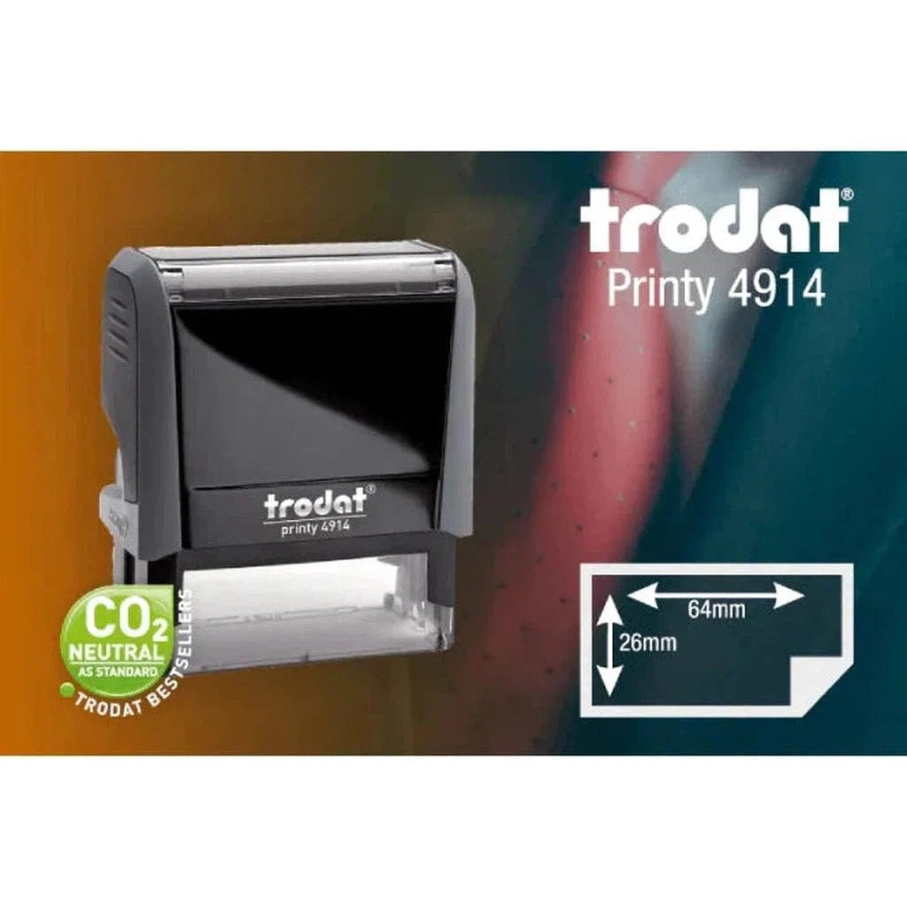 Trodat Customised Stamp (4914) ColorWaves