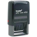 Trodat Printy 4750 Self Inking Dater Stamp "Paid" - Blue ColorWaves