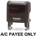 Trodat Printy 4911 Stamp "A-C Payee Only" - Black ColorWaves