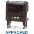 Trodat Printy 4911 Stamp "Approved" - Blue ColorWaves