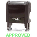 Trodat Printy 4911 Stamp "Approved" - Green ColorWaves