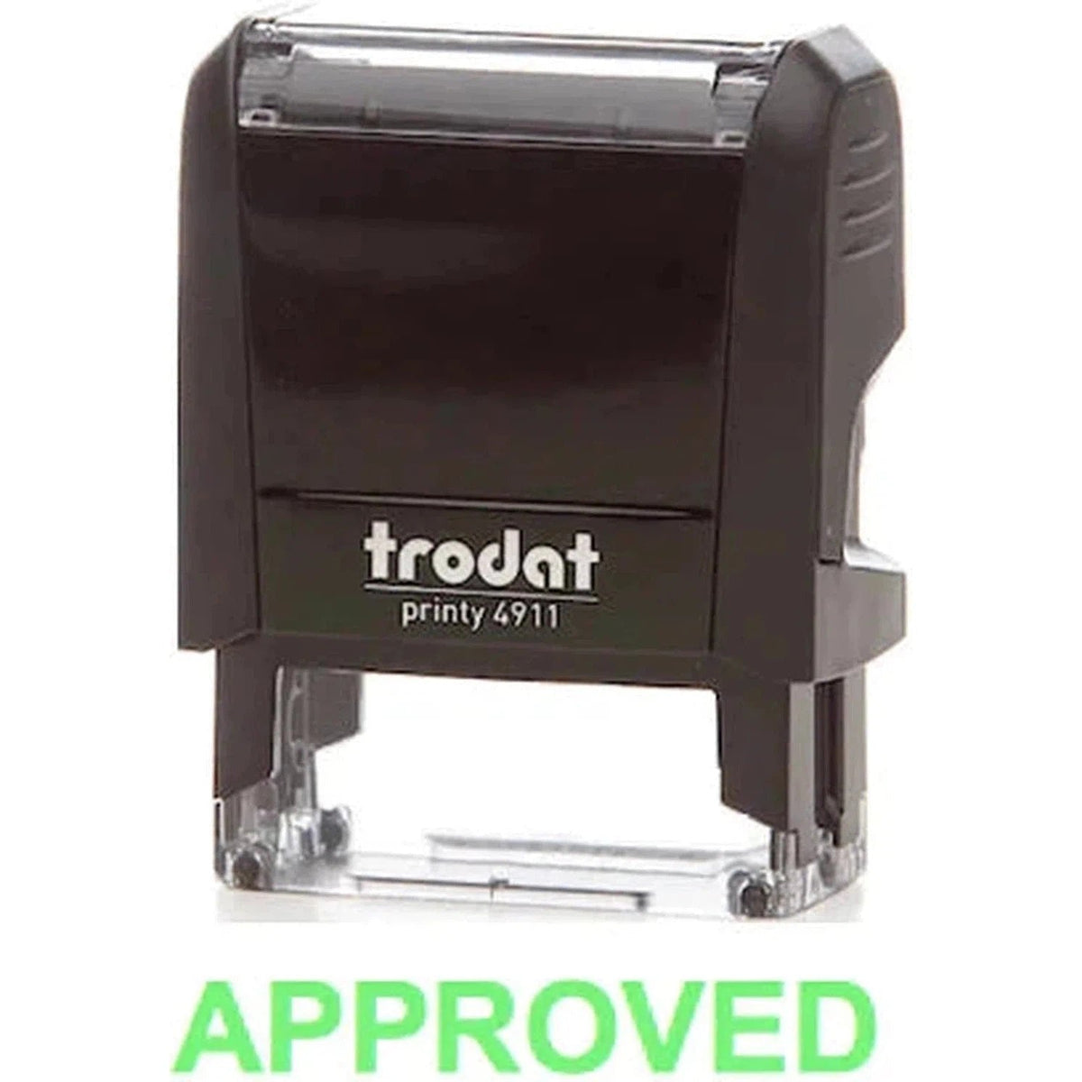 Trodat Printy 4911 Stamp "Approved" - Green ColorWaves