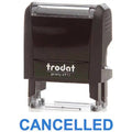 Trodat Printy 4911 Stamp "Cancelled" - Blue ColorWaves