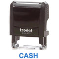 Trodat Printy 4911 Stamp "Cash" - Blue ColorWaves