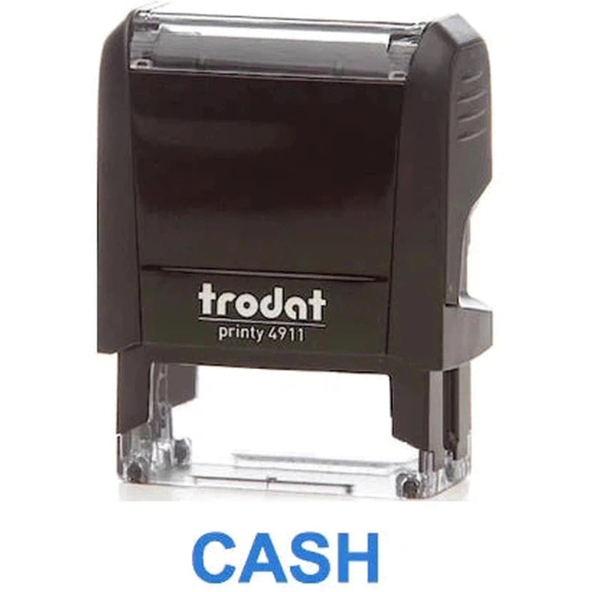 Trodat Printy 4911 Stamp "Cash" - Blue ColorWaves