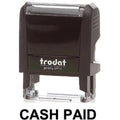 Trodat Printy 4911 Stamp "Cash Paid" - Black ColorWaves