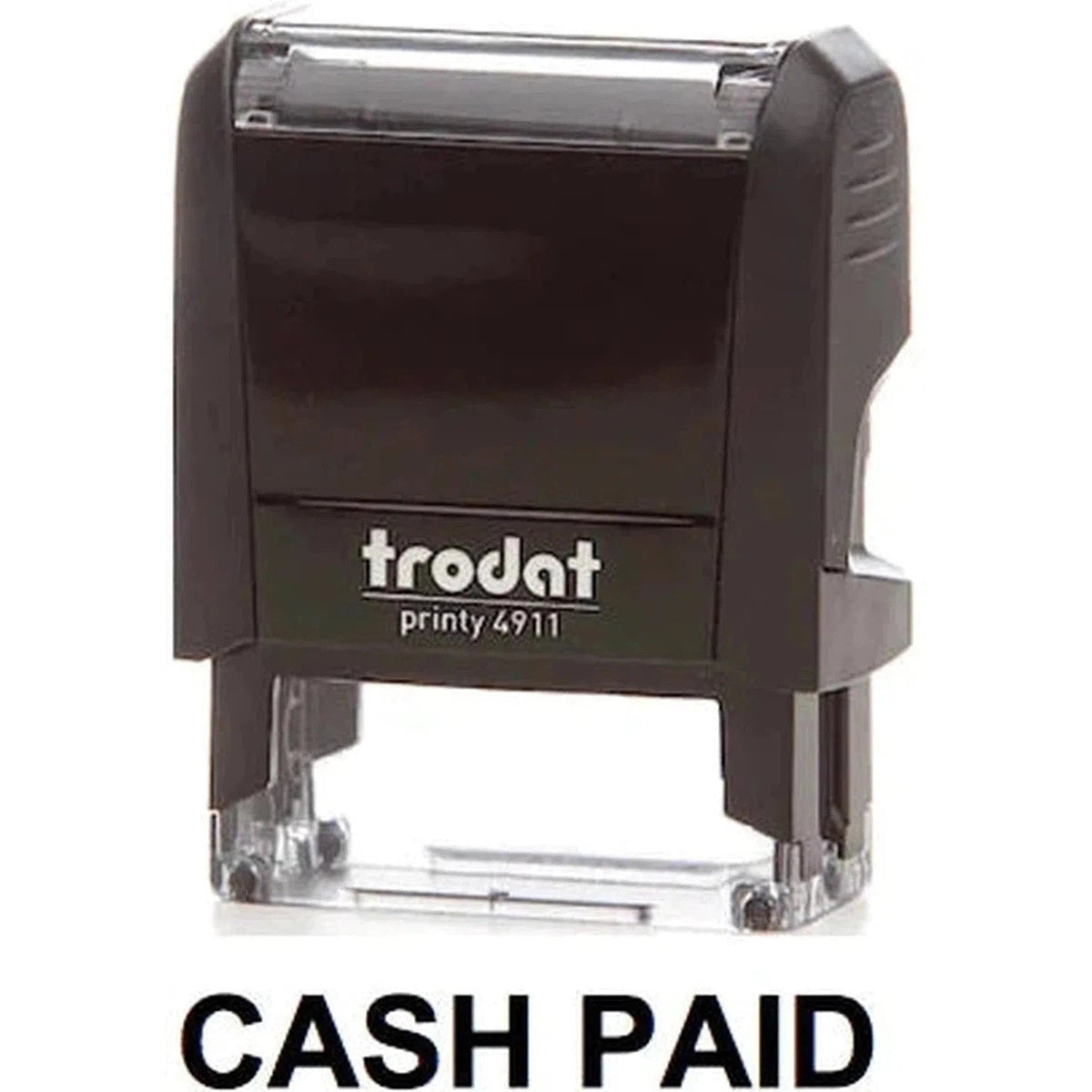 Trodat Printy 4911 Stamp "Cash Paid" - Black ColorWaves