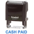 Trodat Printy 4911 Stamp "Cash Paid" - Blue ColorWaves