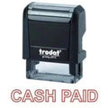 Trodat Printy 4911 Stamp "Cash Paid" - Red ColorWaves