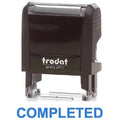 Trodat Printy 4911 Stamp "Completed" - Blue ColorWaves