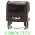 Trodat Printy 4911 Stamp "Completed" - Green ColorWaves