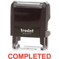 Trodat Printy 4911 Stamp "Completed" - Red ColorWaves