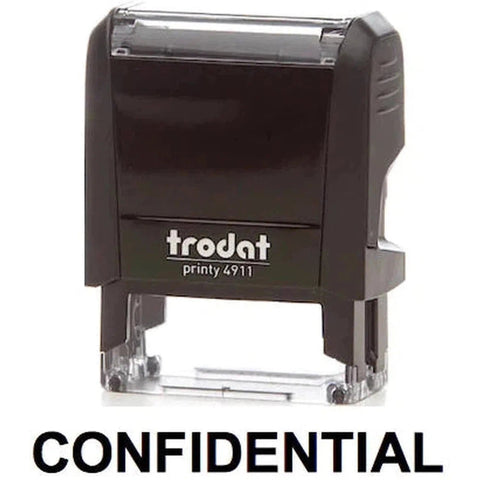 Trodat Printy 4911 Stamp "Confidential" - Black ColorWaves