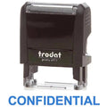 Trodat Printy 4911 Stamp "Confidential" - Blue ColorWaves