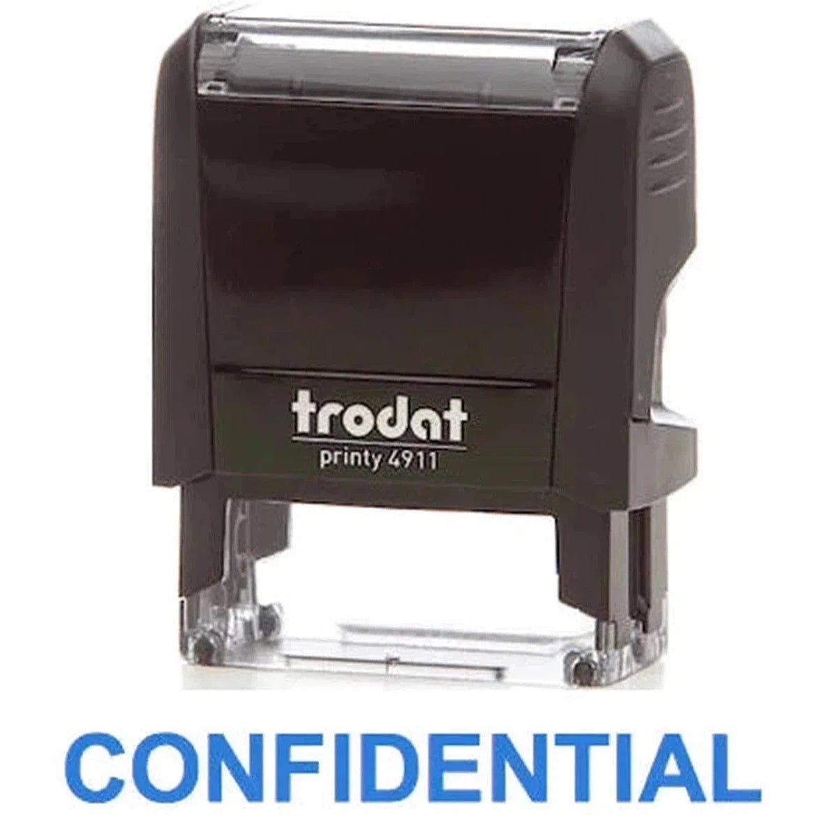 Trodat Printy 4911 Stamp "Confidential" - Blue ColorWaves