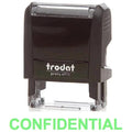 Trodat Printy 4911 Stamp "Confidential" - Green ColorWaves