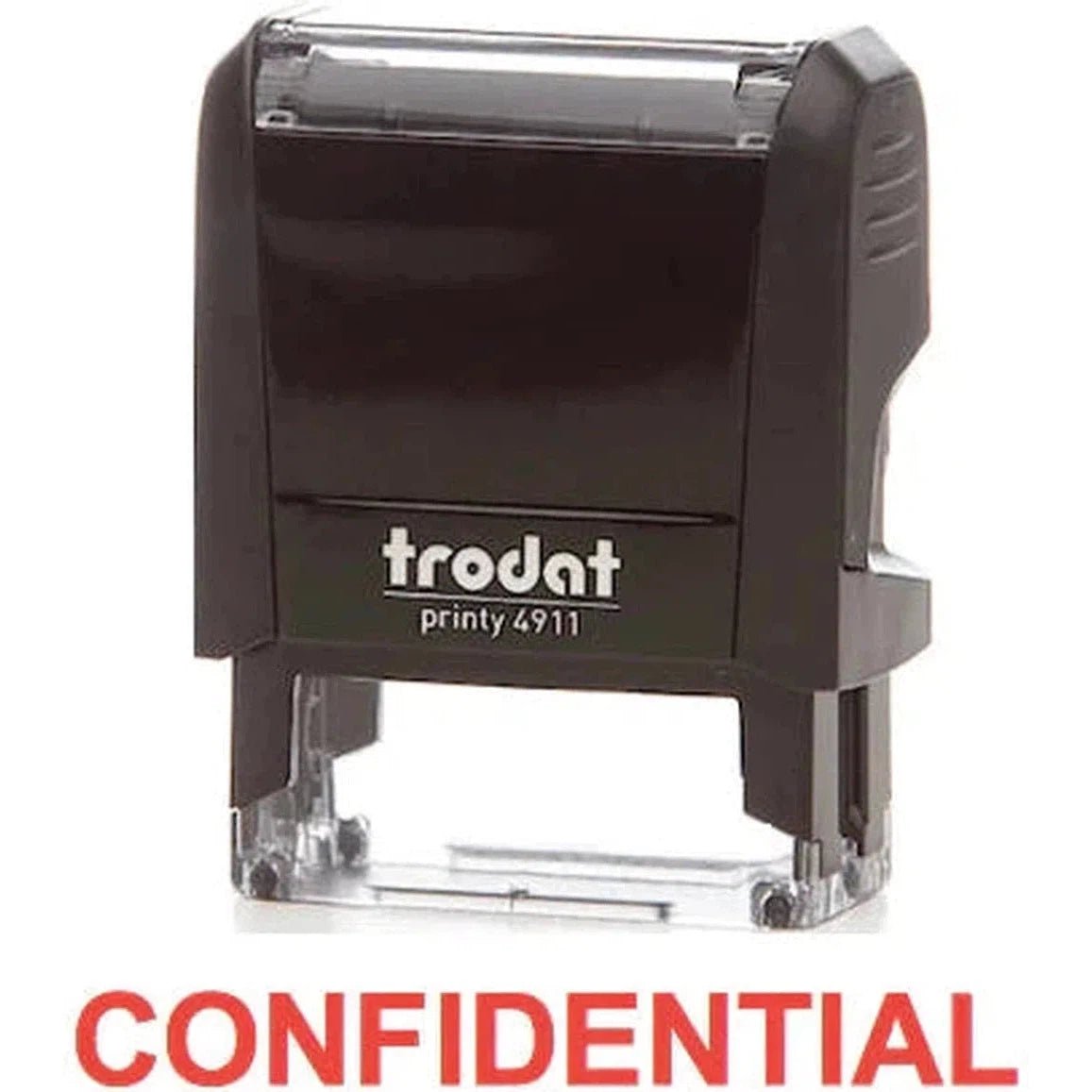 Trodat Printy 4911 Stamp "Confidential" - Red ColorWaves