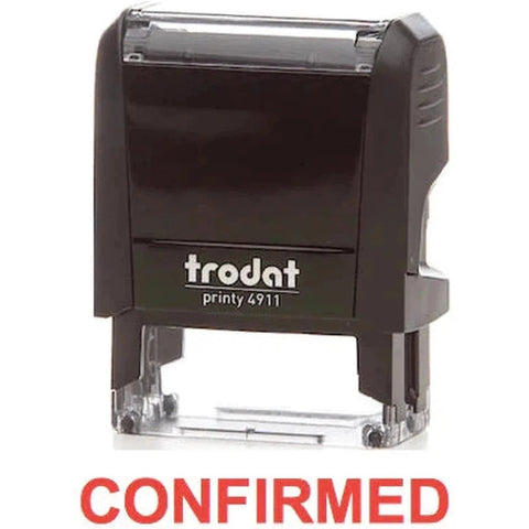 Trodat Printy 4911 Stamp "Confirmed" - Red ColorWaves