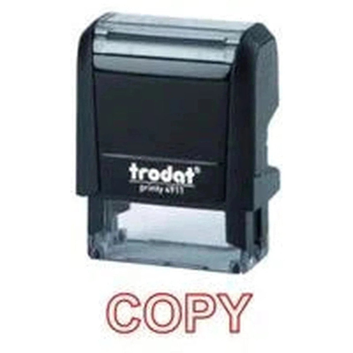 Trodat Printy 4911 Stamp "Copy" - Red ColorWaves