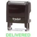 Trodat Printy 4911 Stamp "Delivered" - Green ColorWaves