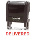 Trodat Printy 4911 Stamp "Delivered" - Red ColorWaves