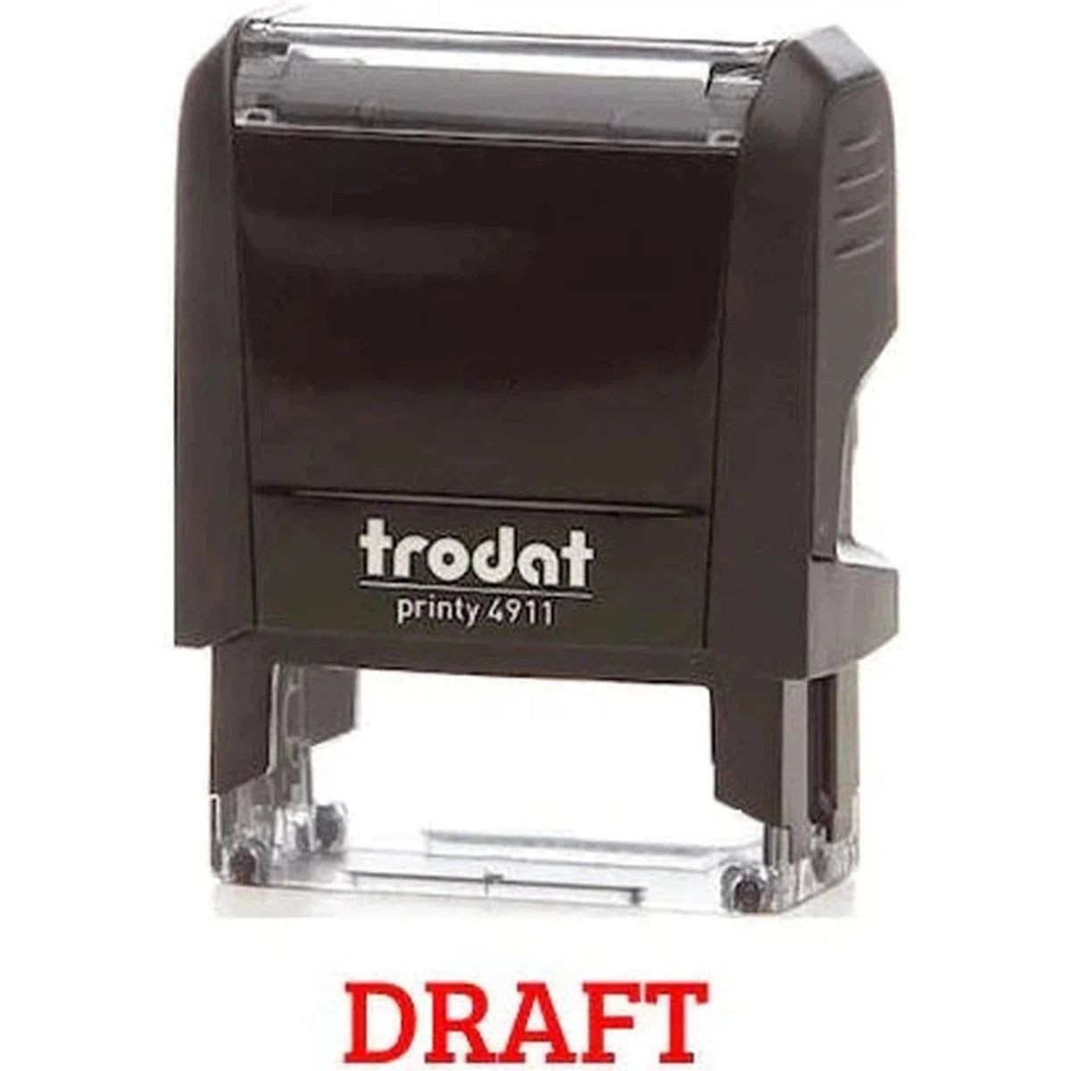 Trodat Printy 4911 Stamp "Draft" Red ColorWaves