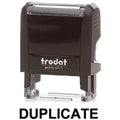 Trodat Printy 4911 Stamp "Duplicate" - Black ColorWaves