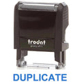 Trodat Printy 4911 Stamp "Duplicate" - Blue ColorWaves