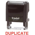 Trodat Printy 4911 Stamp "Duplicate" - Red ColorWaves
