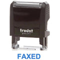 Trodat Printy 4911 Stamp "Faxed" - Blue ColorWaves
