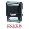 Trodat Printy 4911 Stamp "Faxed" - Red ColorWaves